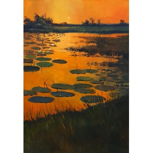 Arif Ansari, 20 x 30 Inch, Acrylic on Canva, Seascape Painting, AC-AAR-077